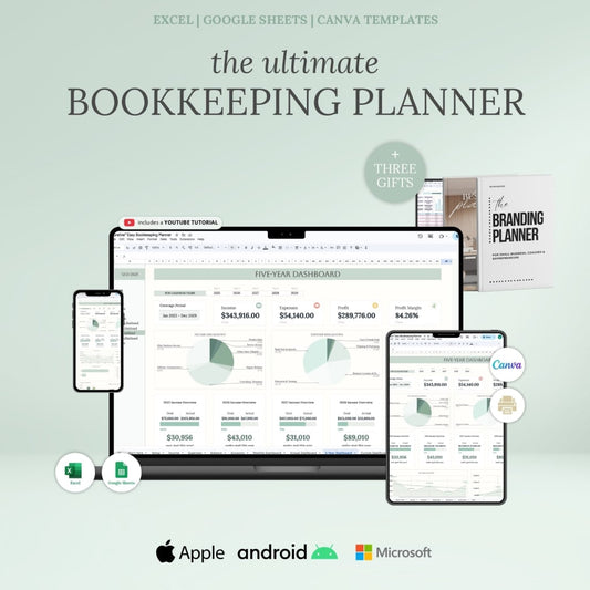 TidySum Easy Bookkeeping Planner