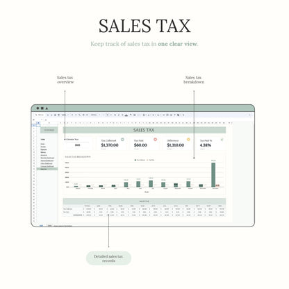 TidySum Easy Bookkeeping Planner