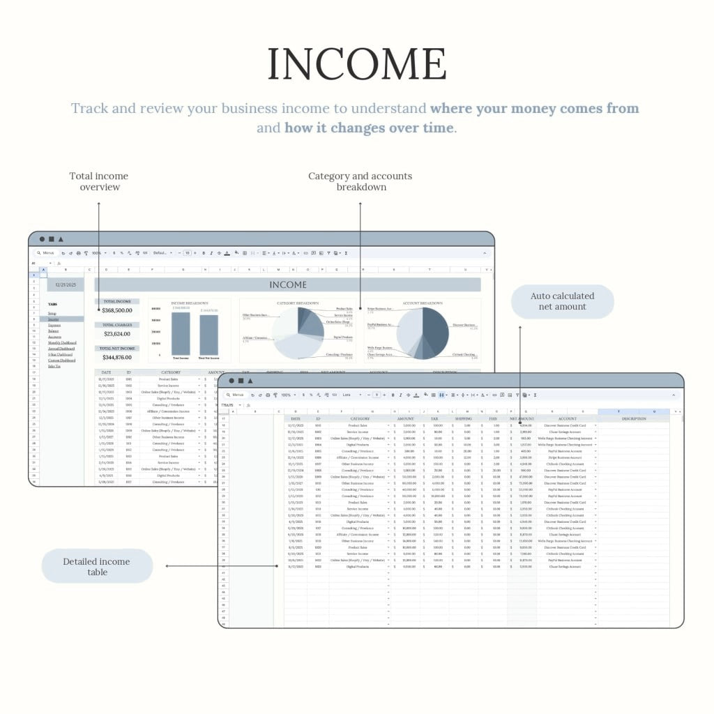 TidySum Easy Bookkeeping Planner